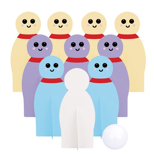 Cardboard Skittles Game - Each Set
