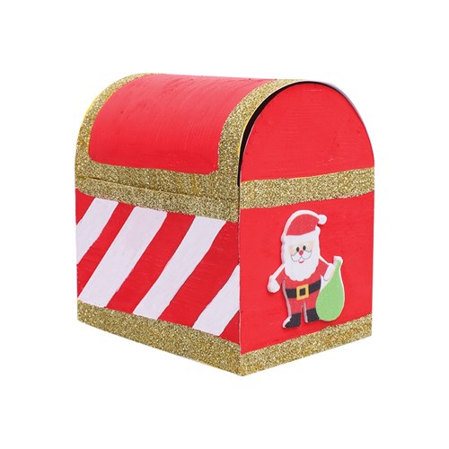 Cardboard Treasure Chests - White - Pack of 10