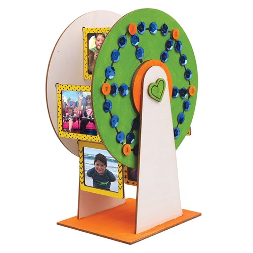 Wooden Ferris Wheel Photo Frames - Pack of 10