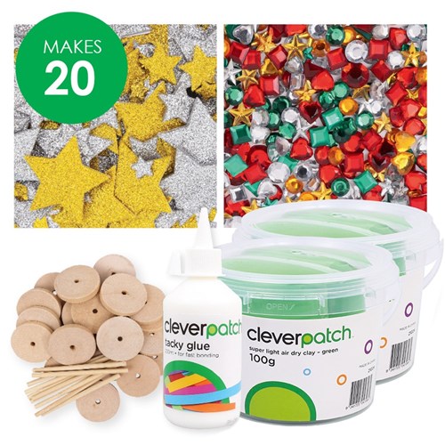 Clay Christmas Trees Group Pack