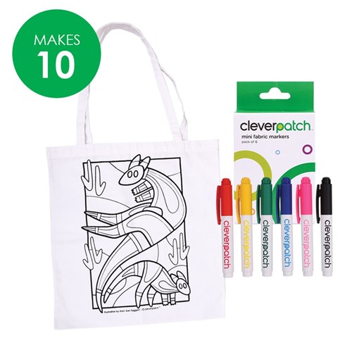 Indigenous Designed Cotton Bags with Mini Markers Bumper Pack