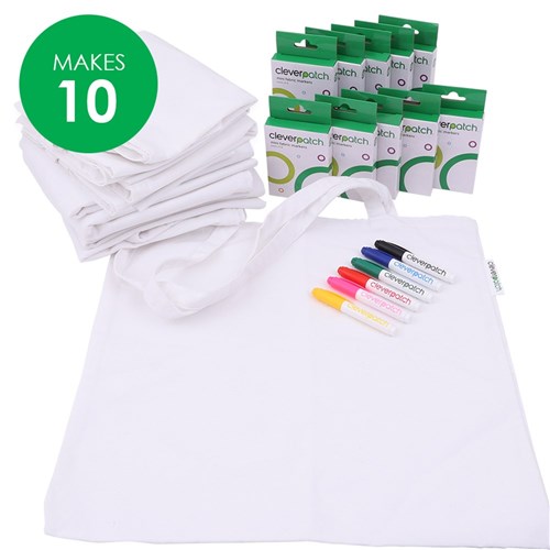 Premium Cotton Bags with Mini Markers Bumper Pack
