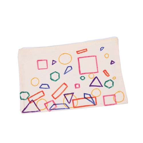 Cotton Pencil Cases with Mini Markers Bumper Pack
