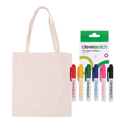 Cotton Bag with Mini Markers