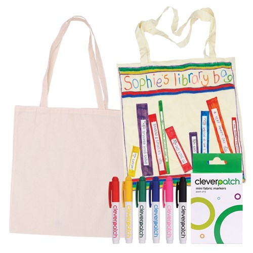 Cotton Bag with Mini Markers