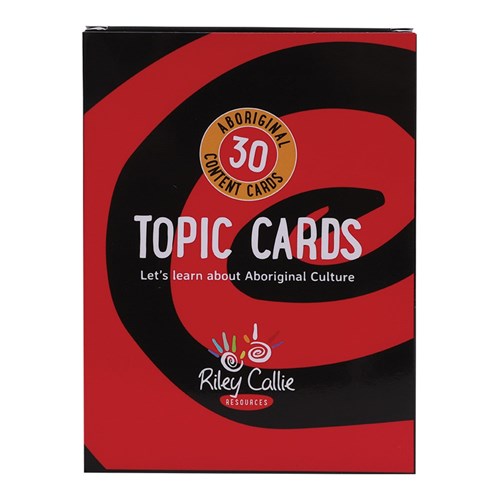 Indigenous Topic Cards - Pack of 30