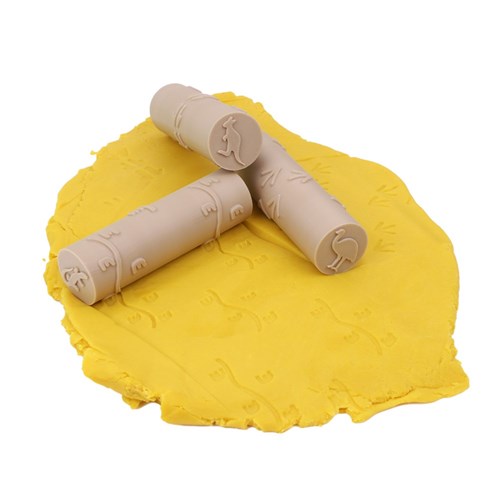Indigenous Animal Tracks Rollers - Pack of 3