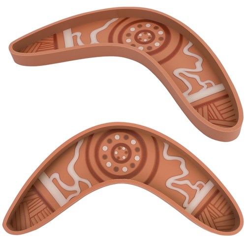 Indigenous Boomerang Sensory Tray
