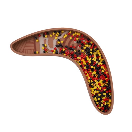 Indigenous Boomerang Sensory Tray