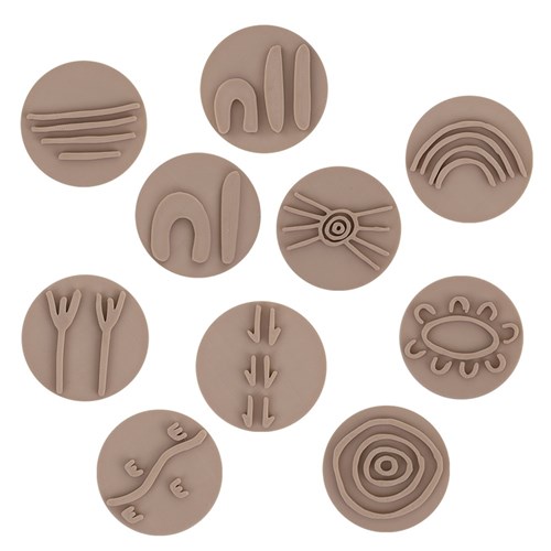 Indigenous Symbols Stampers - Pack of 10