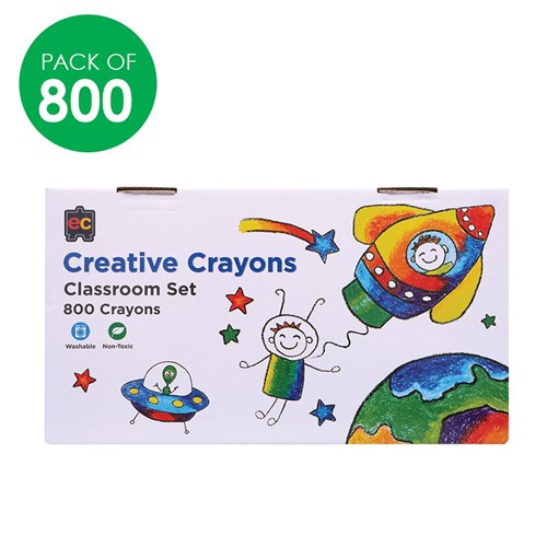 EC Crayons Classpack - Pack of 800