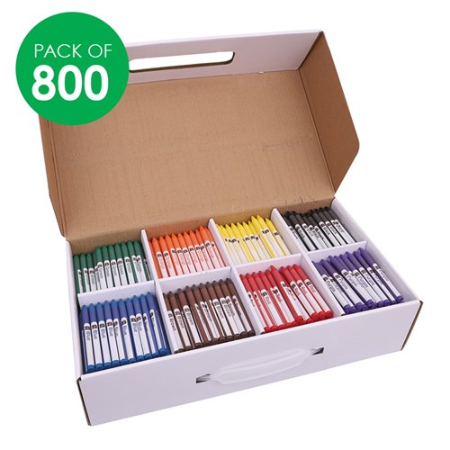 EC Crayons Classpack - Pack of 800