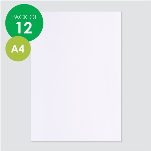 White Printable Shrink Film - A4 - Pack of 12