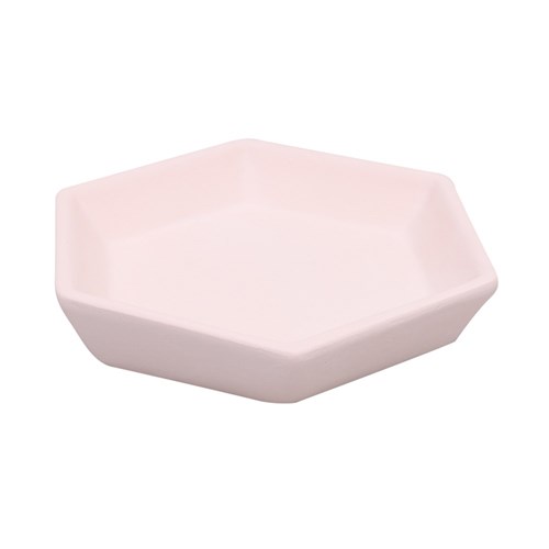 Ceramic Trinket Tray - Hexagon - Each