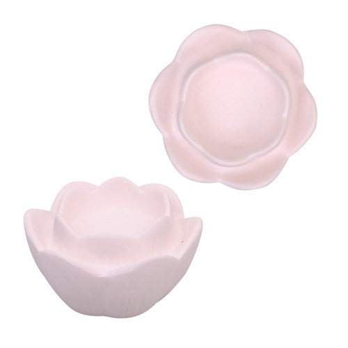 Ceramic Lotus Flower Tealight Holder - Each
