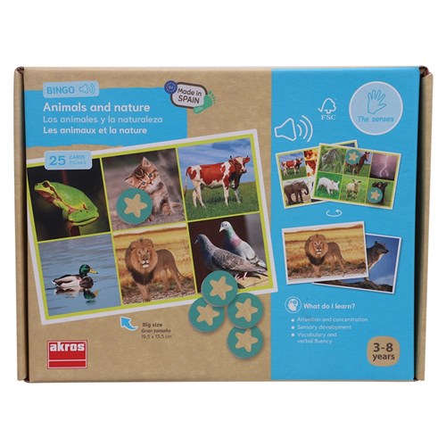 Animals & Nature Bingo Game