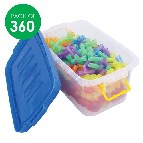Construction Pipes & Tubes Set - Pack of 360