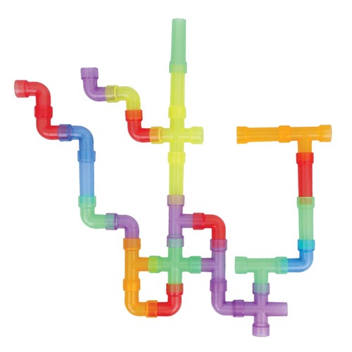 Construction Pipes & Tubes Set - Pack of 360