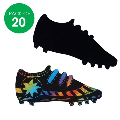 Scratch Board Boots - Pack of 20
