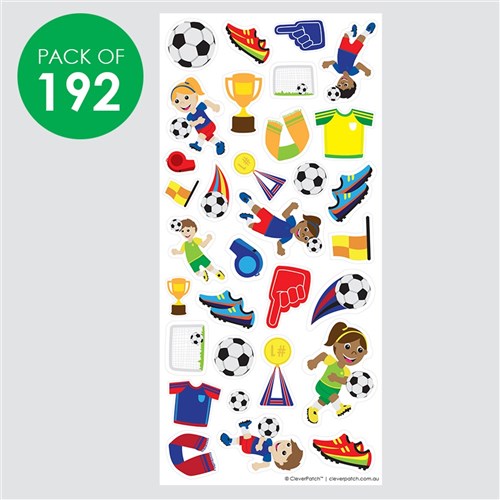 Soccer Stickers - Pack of 192