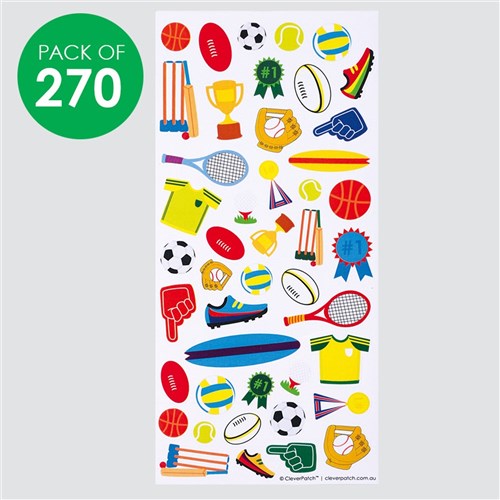 Sports Stickers - Pack of 270