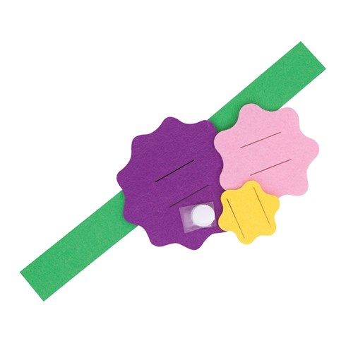 Felt Flower Wristband CleverKit