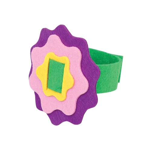 Felt Flower Wristband CleverKit