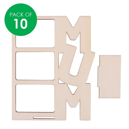 Wooden MUM Frames - Pack of 10