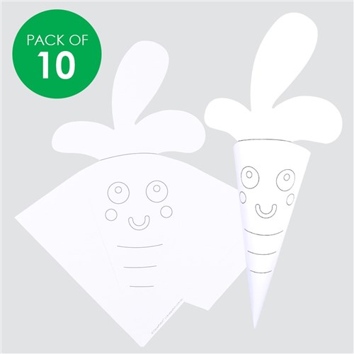 Paper Carrot Treat Holders - Pack of 10