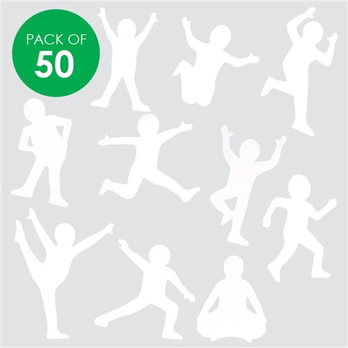 Paper People Shapes - Movement - Pack of 50