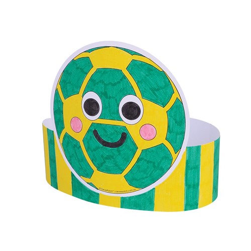 Cardboard Head Bands - Sports - Pack of 10