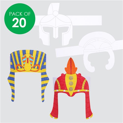 Cardboard Head Bands - Ancient History - Pack of 20