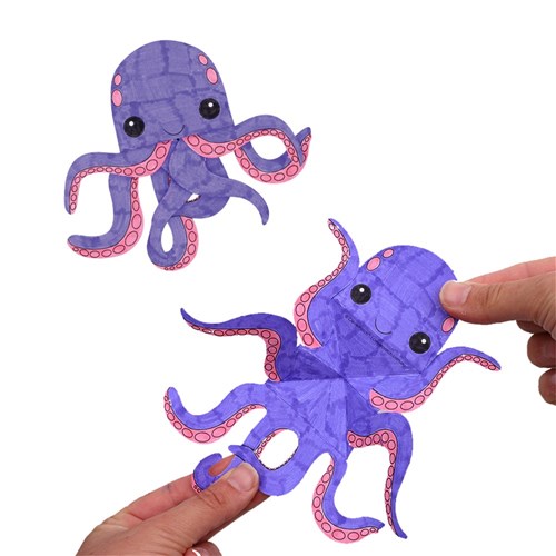 Moving Paper Animals - Pack of 12