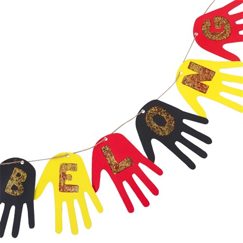Cardboard Hands - Indigenous Colours - Pack of 30