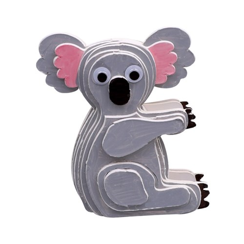 3D Cardboard Animal Puzzles - Koala - Pack of 10