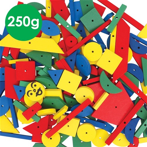 Tap a Shape Wooden Shapes - 250g Pack