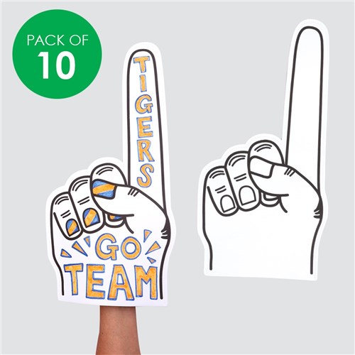Giant Foam Hands - Pack of 10