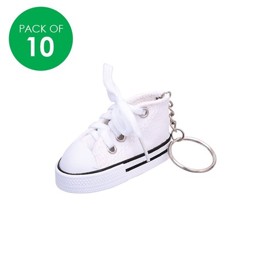 Mini Sneaker Keyrings - Pack of 10