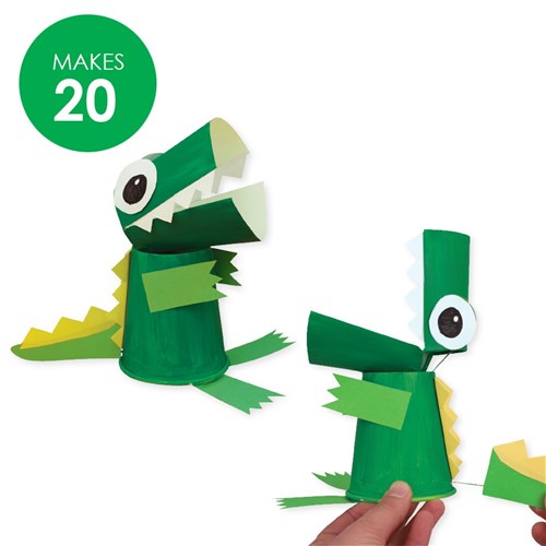 Paper Cup Crocodiles Group Pack