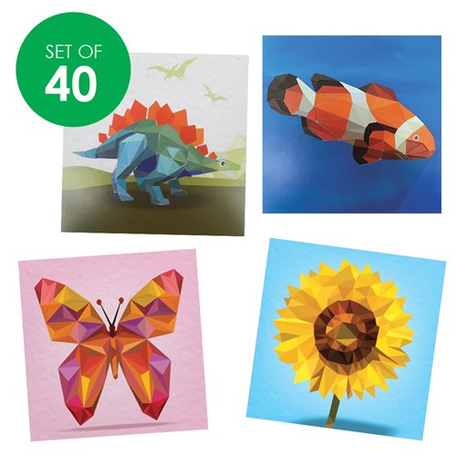 Sticker By Numbers - Set of 40 Artworks