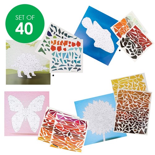 Sticker By Numbers - Set of 40 Artworks