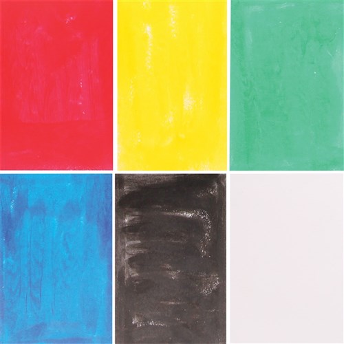 CleverPatch Poster Paint Sticks - Coloured - 10g - Pack of 6