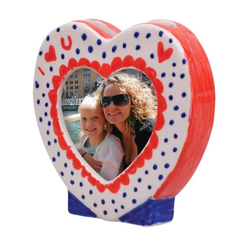 Porcelain Heart Frames - Pack of 10