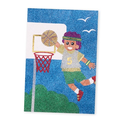 Sports Sticky Art Sheets - Pack of 20