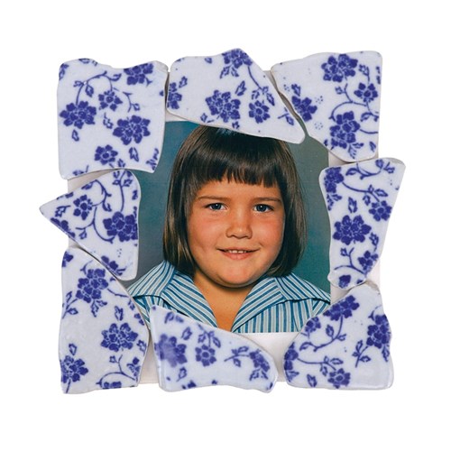 Irregular Ceramic Tiles - Floral - 800g Pack