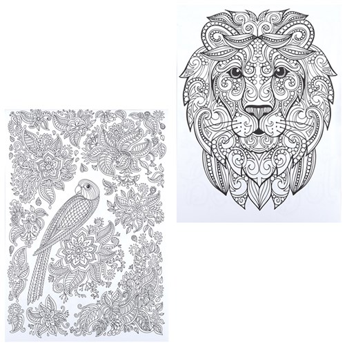 Printed Canvas Pad - A4 - 10 Sheets