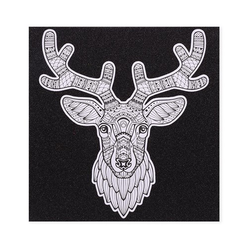 Colour Your Own Glitter Canvas - Deer - 29 x 29cm