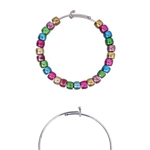 Hook Bangles - Silver - Pack of 2