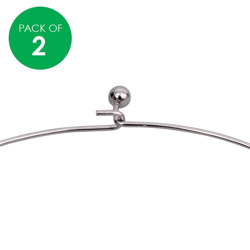 Necklace Rings - Silver - Pack of 2