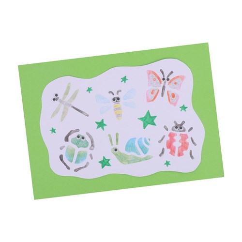 Minibeasts Stencils - Pack of 12